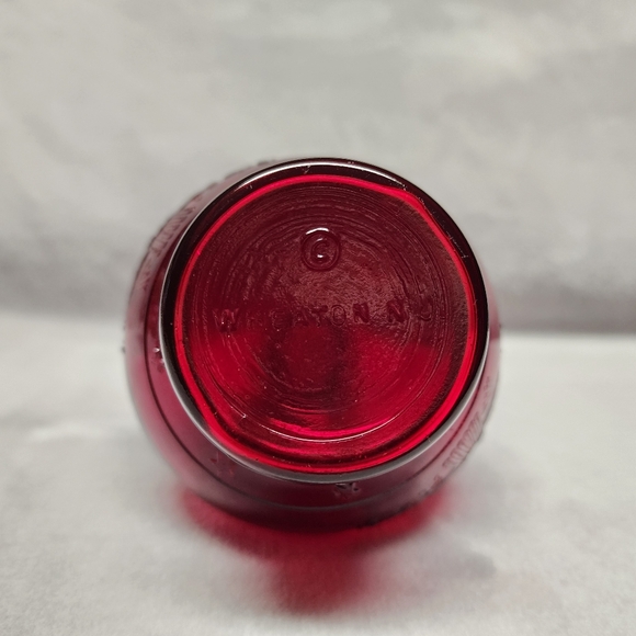 Vintage Wheaton NJ Glass Fire Extinguisher Red Bottle - Picture 7 of 7